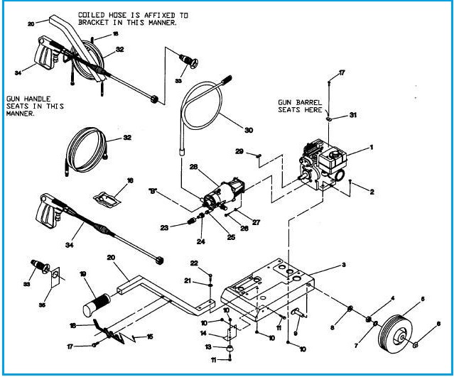 sears/craftsman 580751350 1500 psi pressure washer model breakdown
